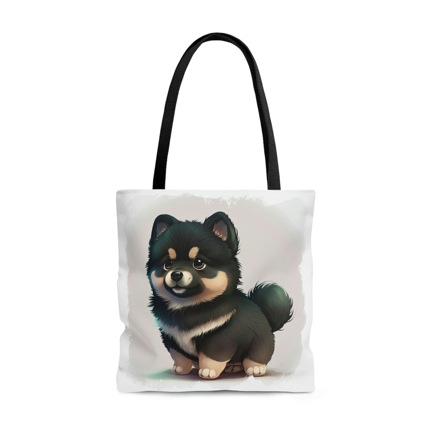 Finnish Lapphund - Cartoon #1 - Tote Bag