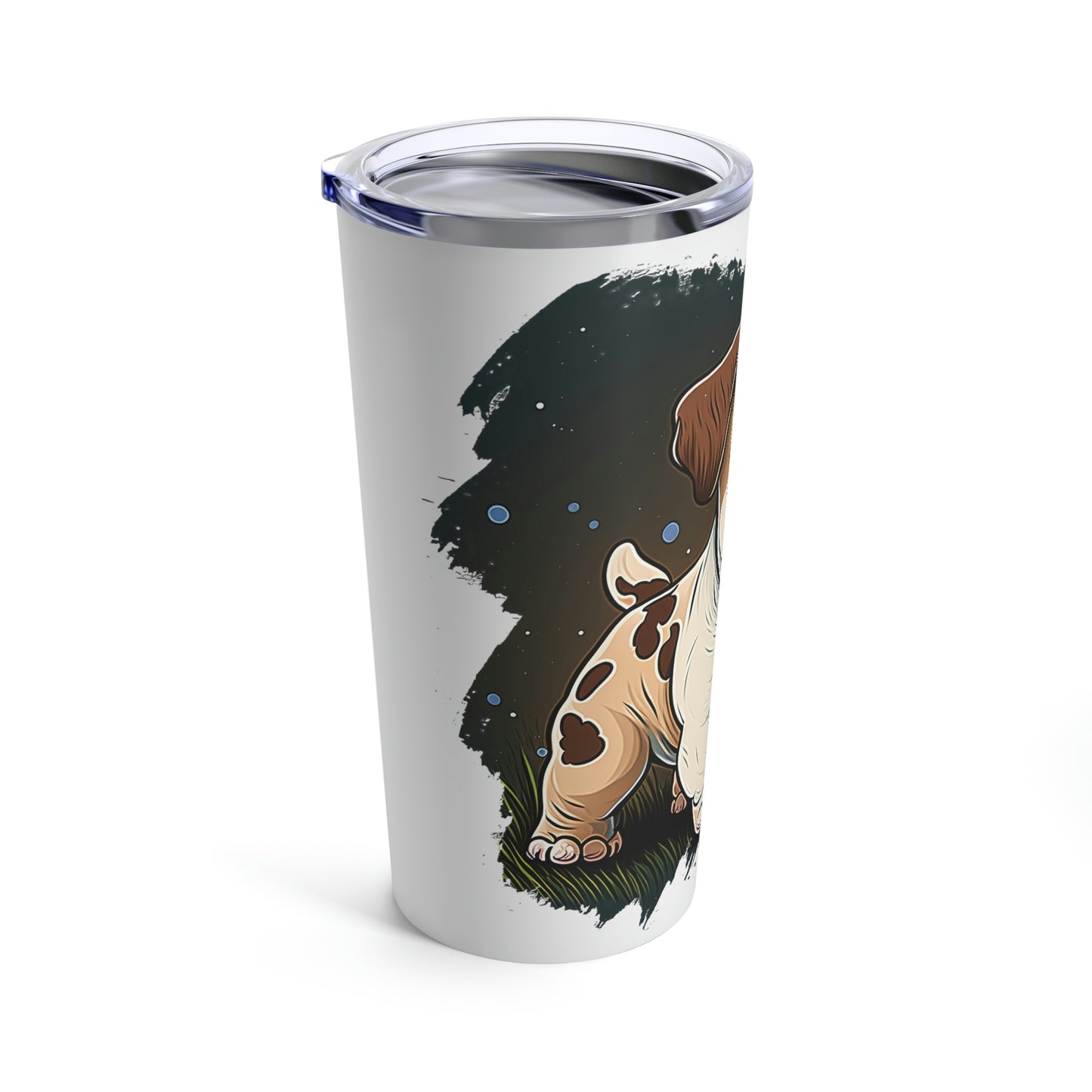 English Bulldog (Cartoon) Stainless Steel Tumbler