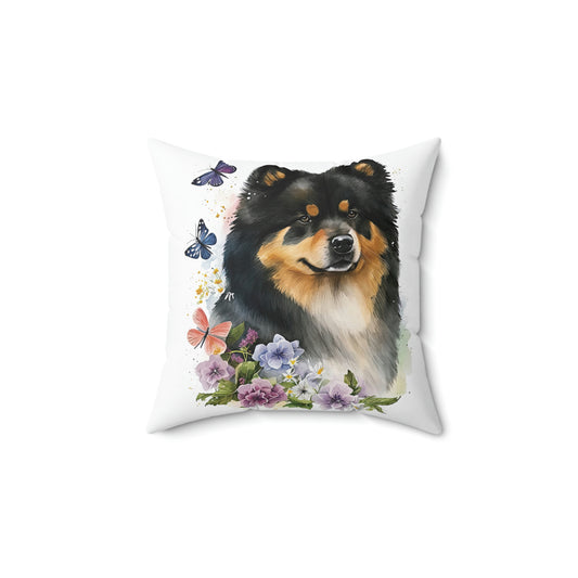Finnish Lapphund - Spring #6 - Pillow