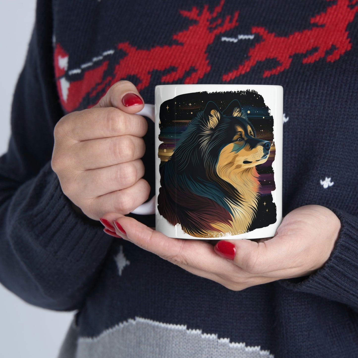 Finnish Lapphund - Stars #2 - Mug