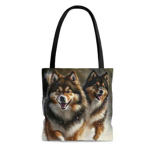 Finnish Lapphund - Snowy #1 - Tote Bag