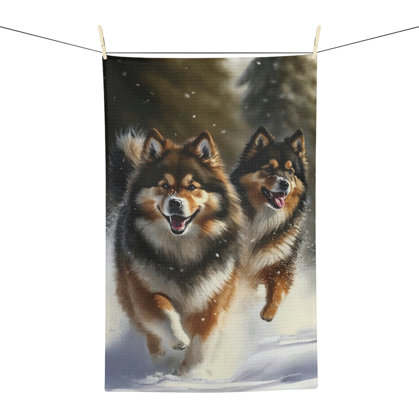 Finnish Lapphund - Snowy #1 - Towel