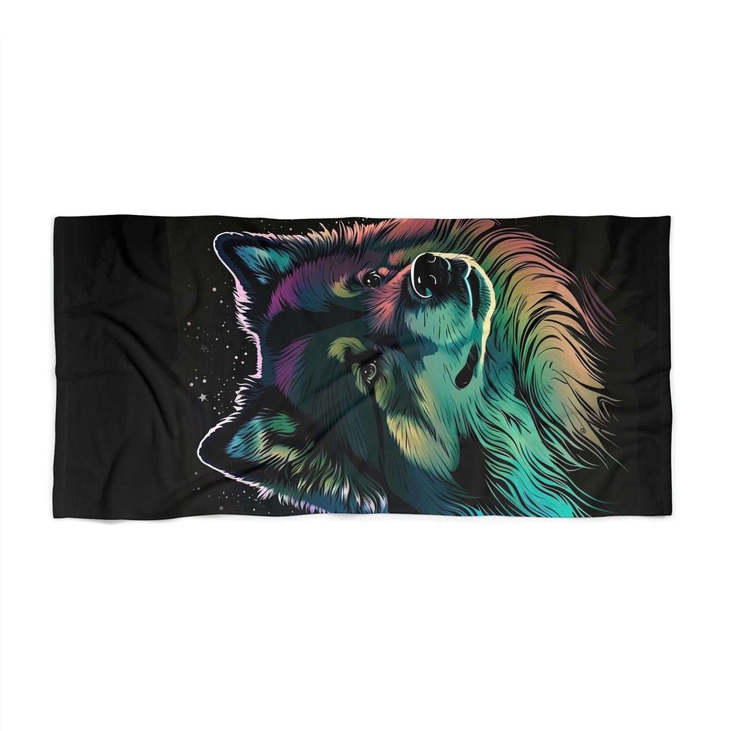 Finnish Lapphund - Stars #1 - Beach Towel