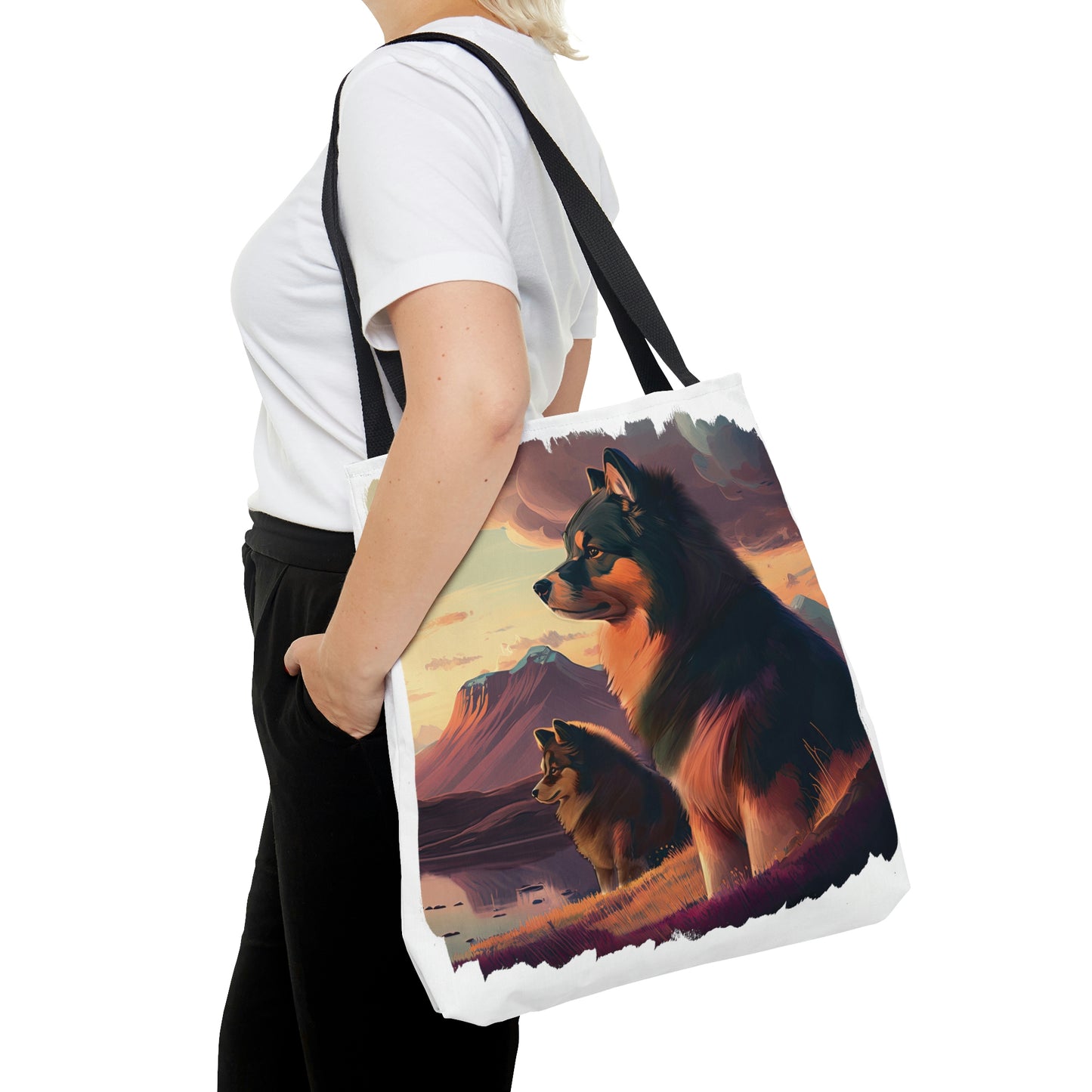 Finnish Lapphund - Field #1 - Tote Bag