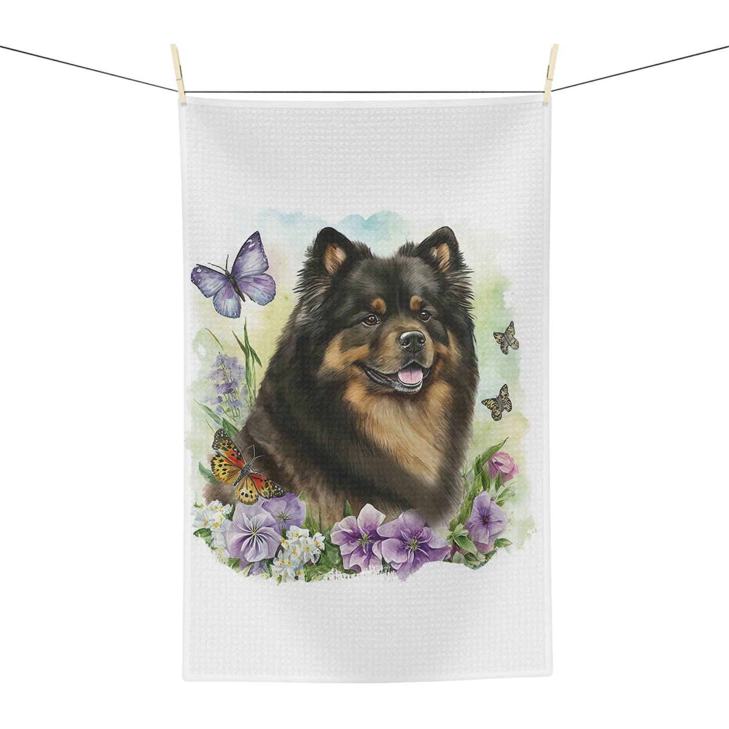 Finnish Lapphund - Spring #5 - Kitchen Towel