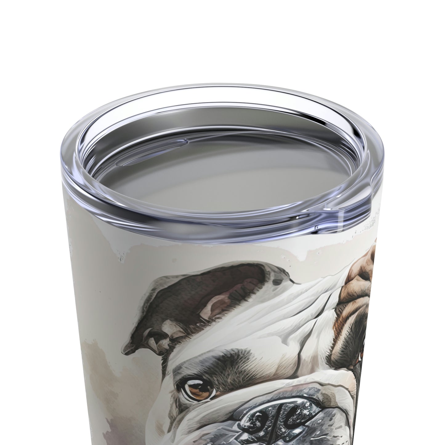 English Bulldog (Portrait) Stainless Steel Tumbler