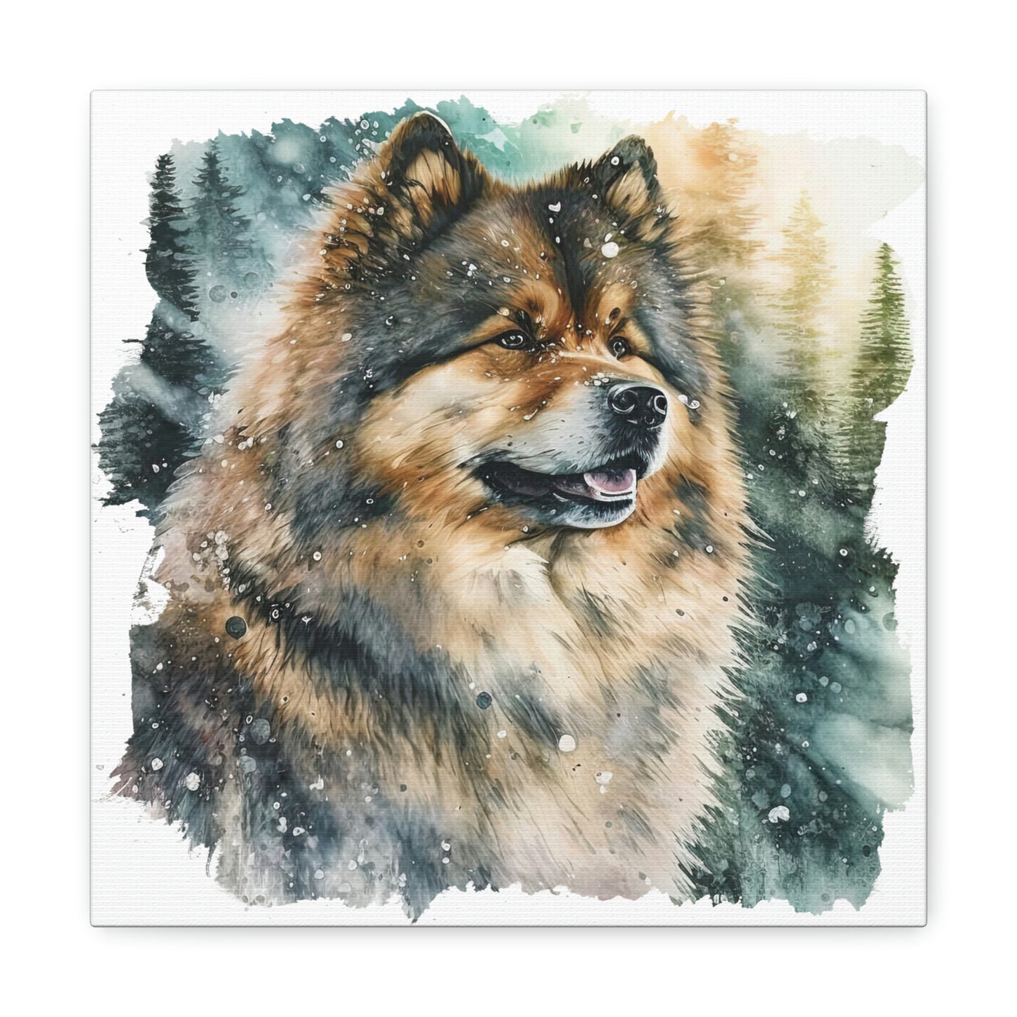 Finnish Lapphund - Snowy #2 - Canvas