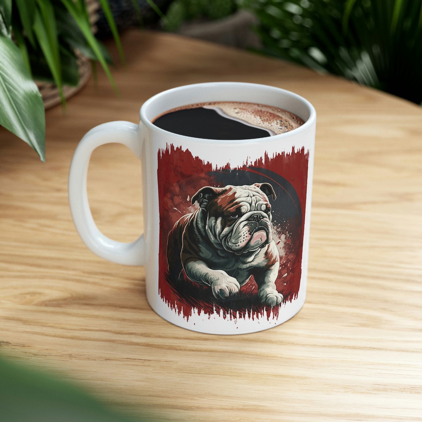 English Bulldog (Walking) Ceramic Mug