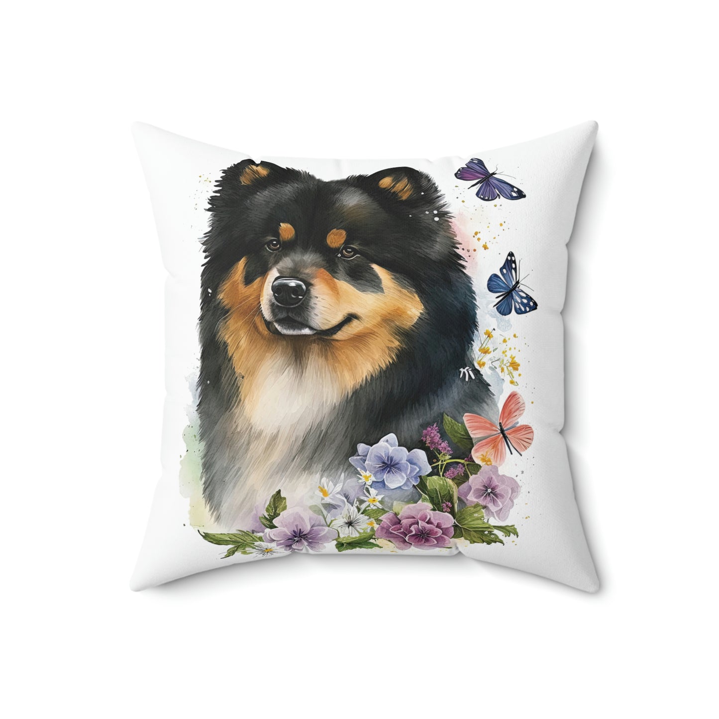 Finnish Lapphund - Spring #6 - Pillow