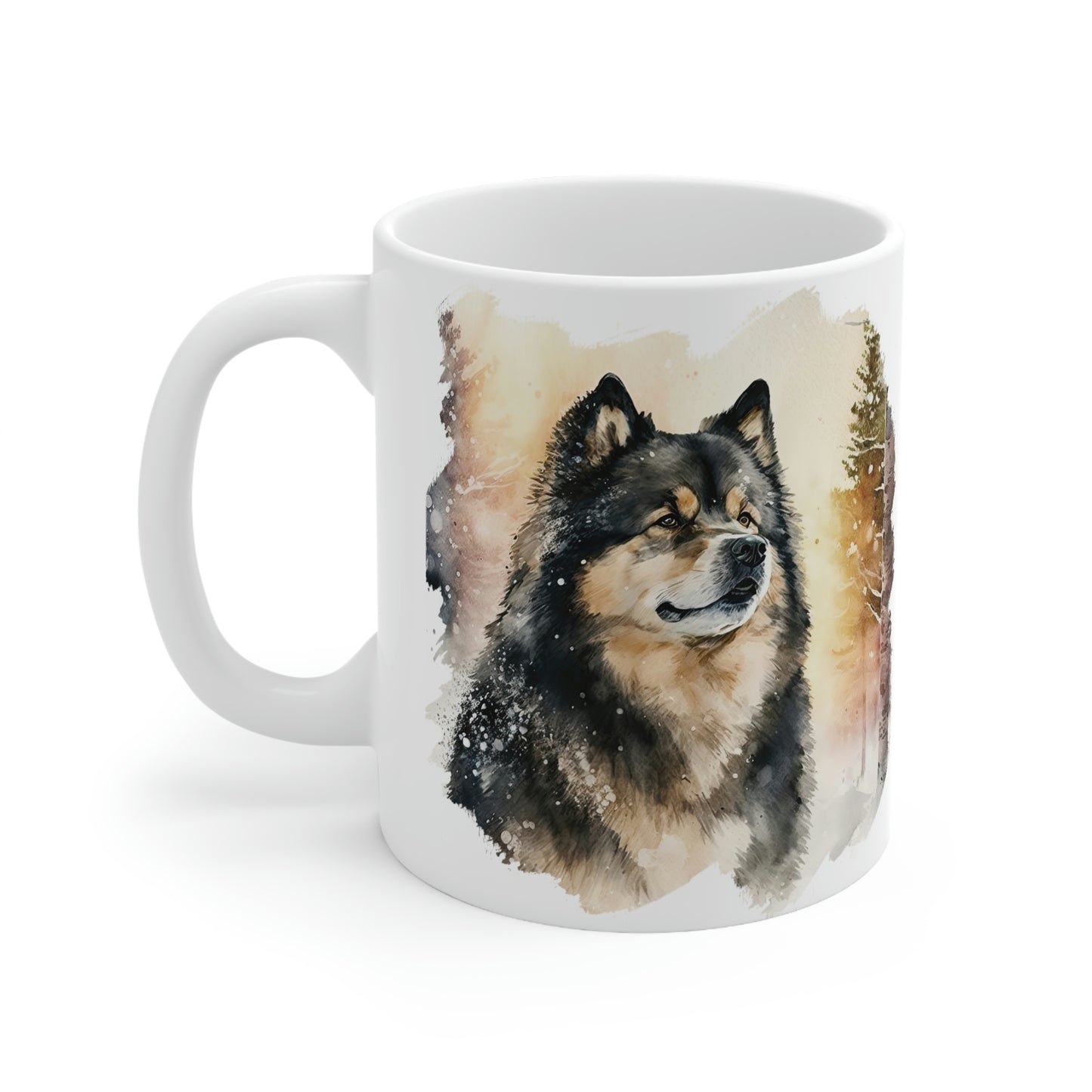 Finnish Lapphund - Snowy #4 - Mug