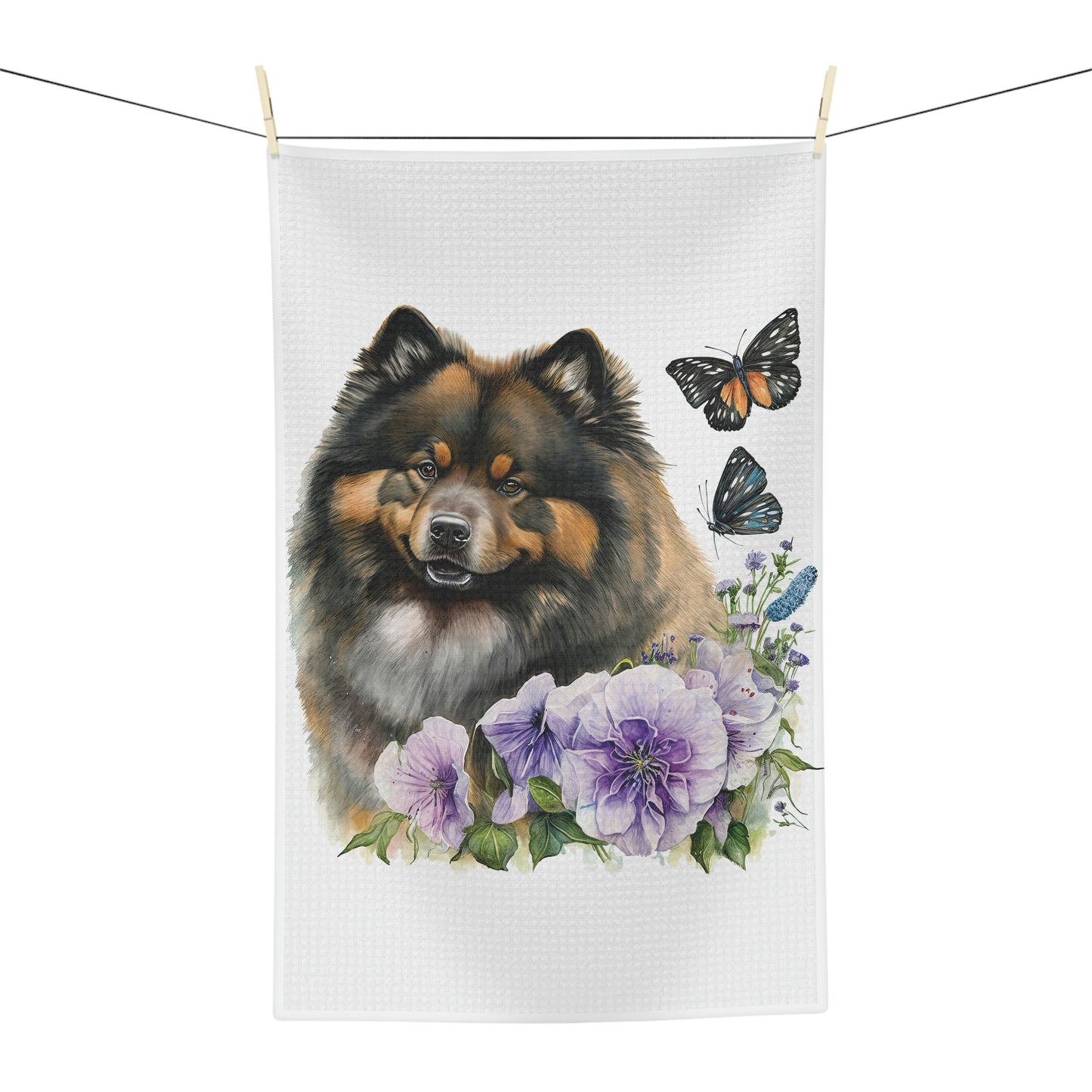 Finnish Lapphund - Spring #8 - Kitchen Towel