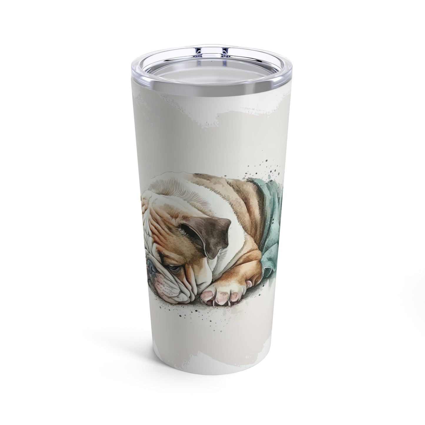 English Bulldog (Sleeping) Stainless Steel Tumbler