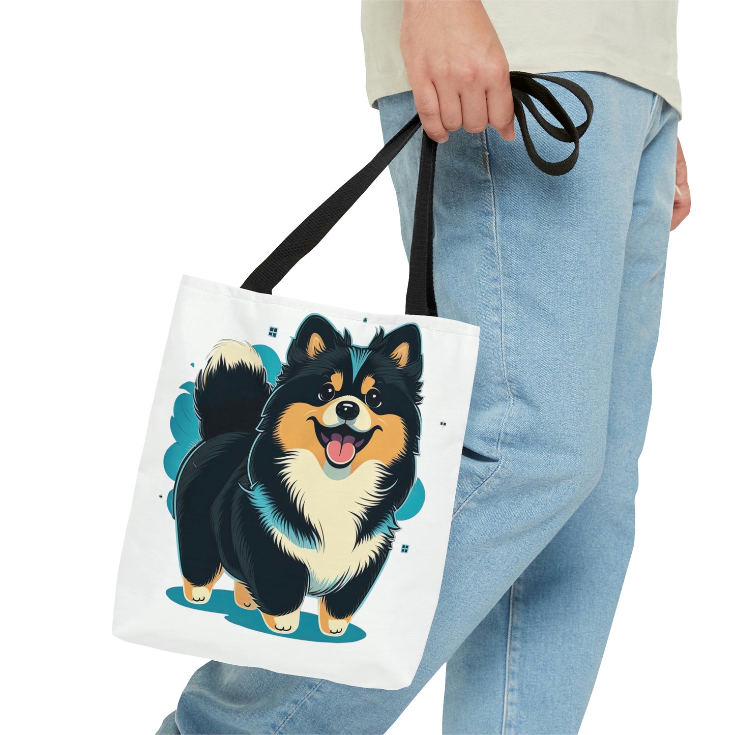 Finnish Lapphund - Cartoon #2 - Tote Bag
