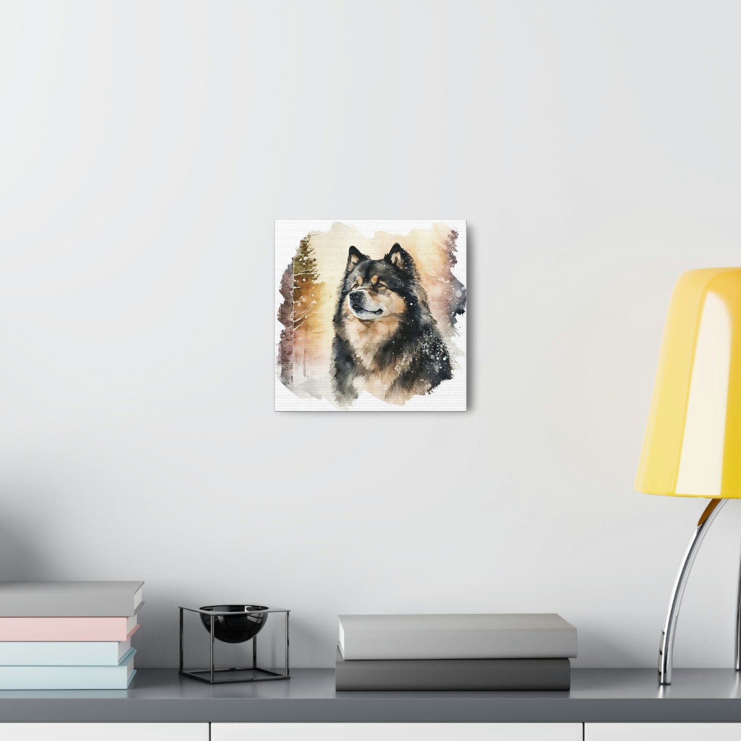 Finnish Lapphund - Snowy #4 - Canvas