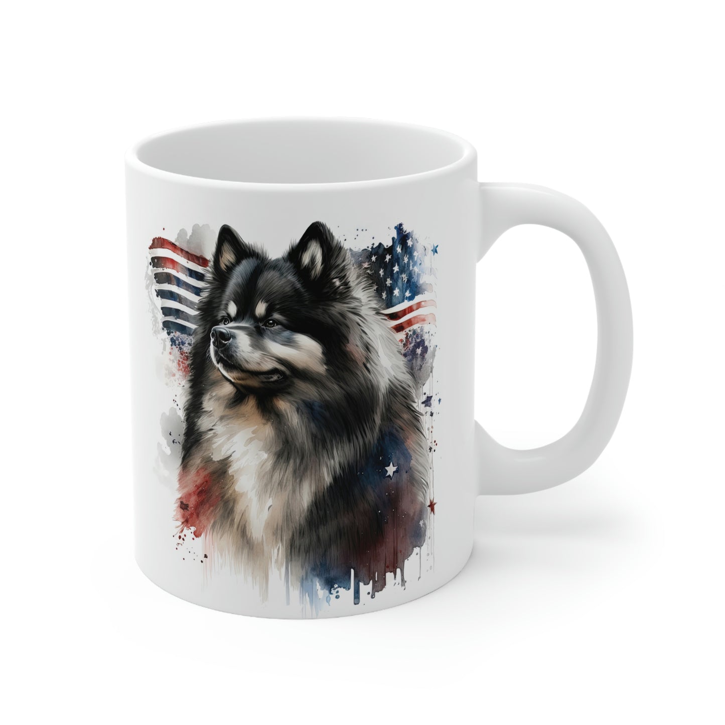 Finnish Lapphund - Patriotic #1 - Mug