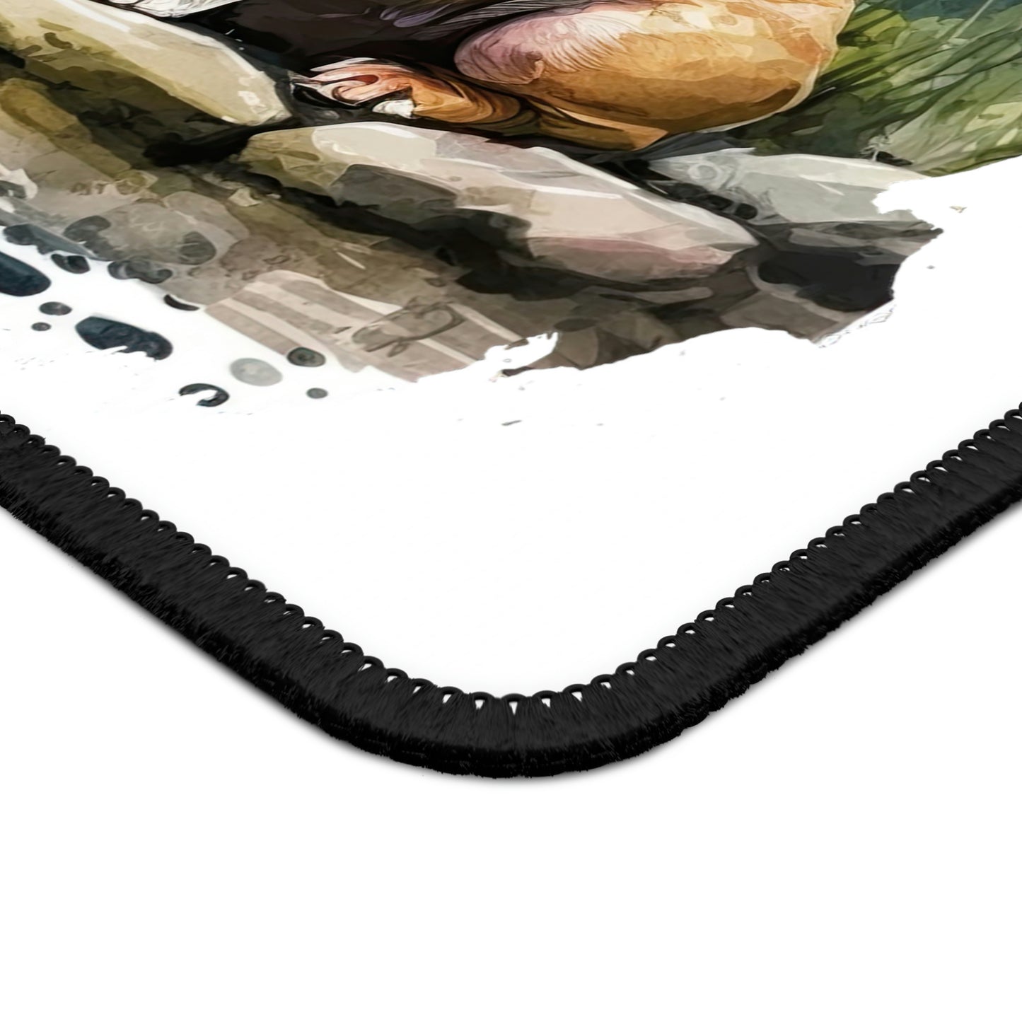 English Bulldog (Fishing) Mouse Pad