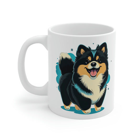 Finnish Lapphund - Cartoon #2 - Mug