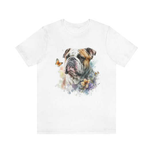 English Bulldog Unisex Short Sleeve Tee