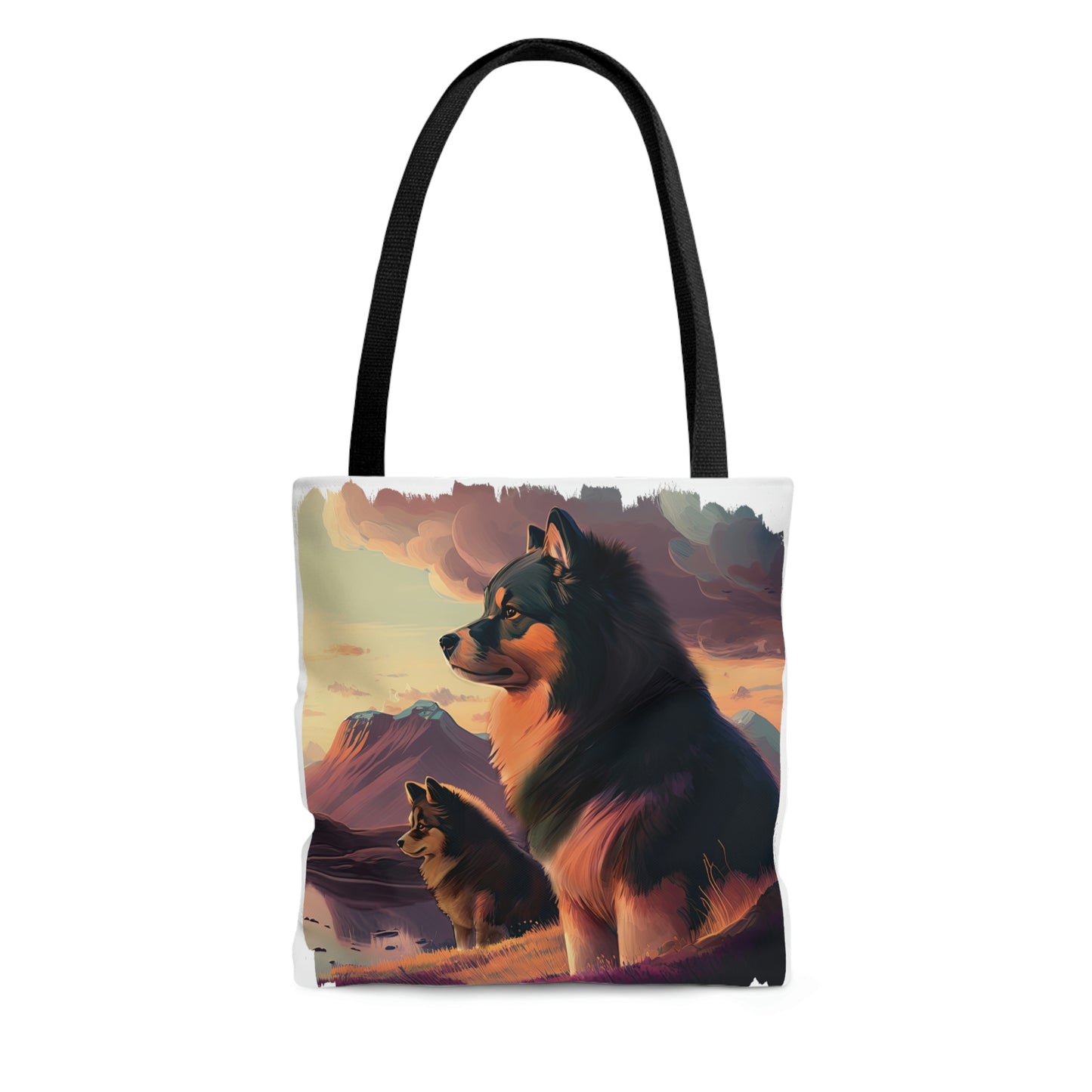 Finnish Lapphund - Field #1 - Tote Bag