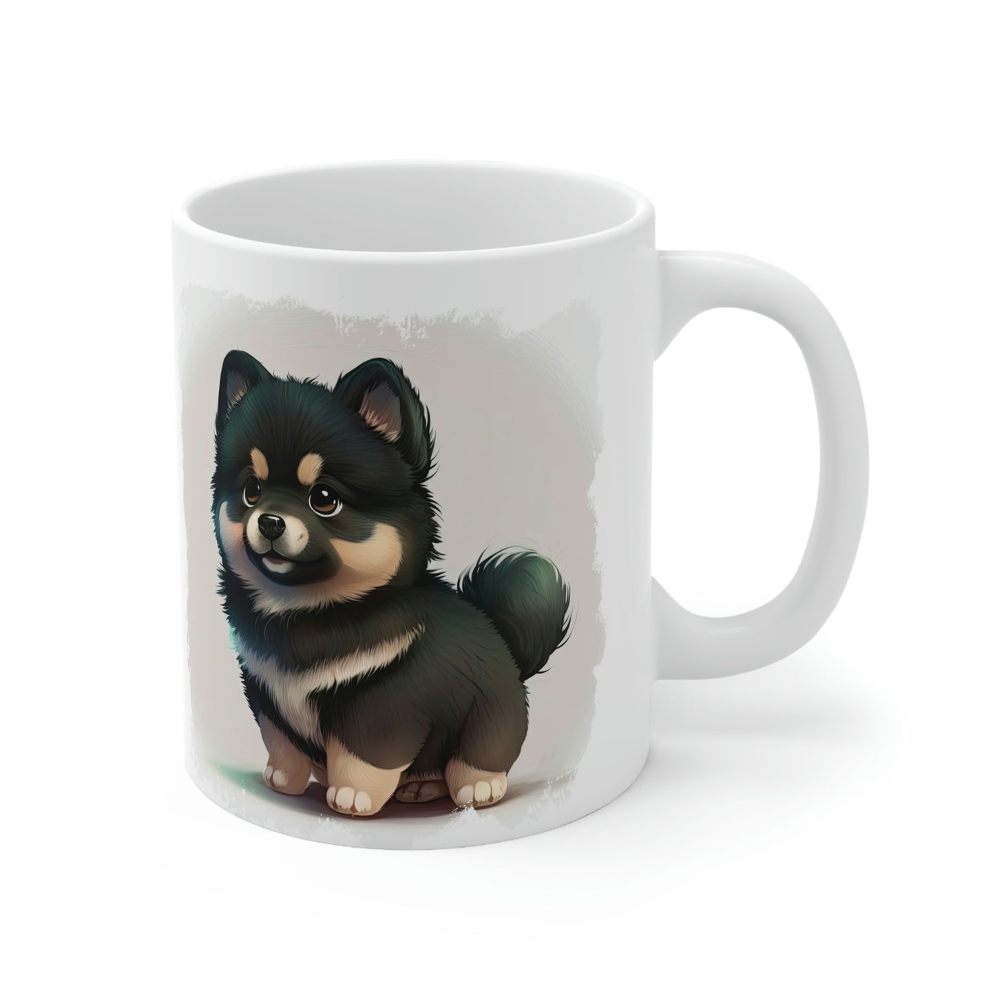 Finnish Lapphund - Cartoon #1 - Mug