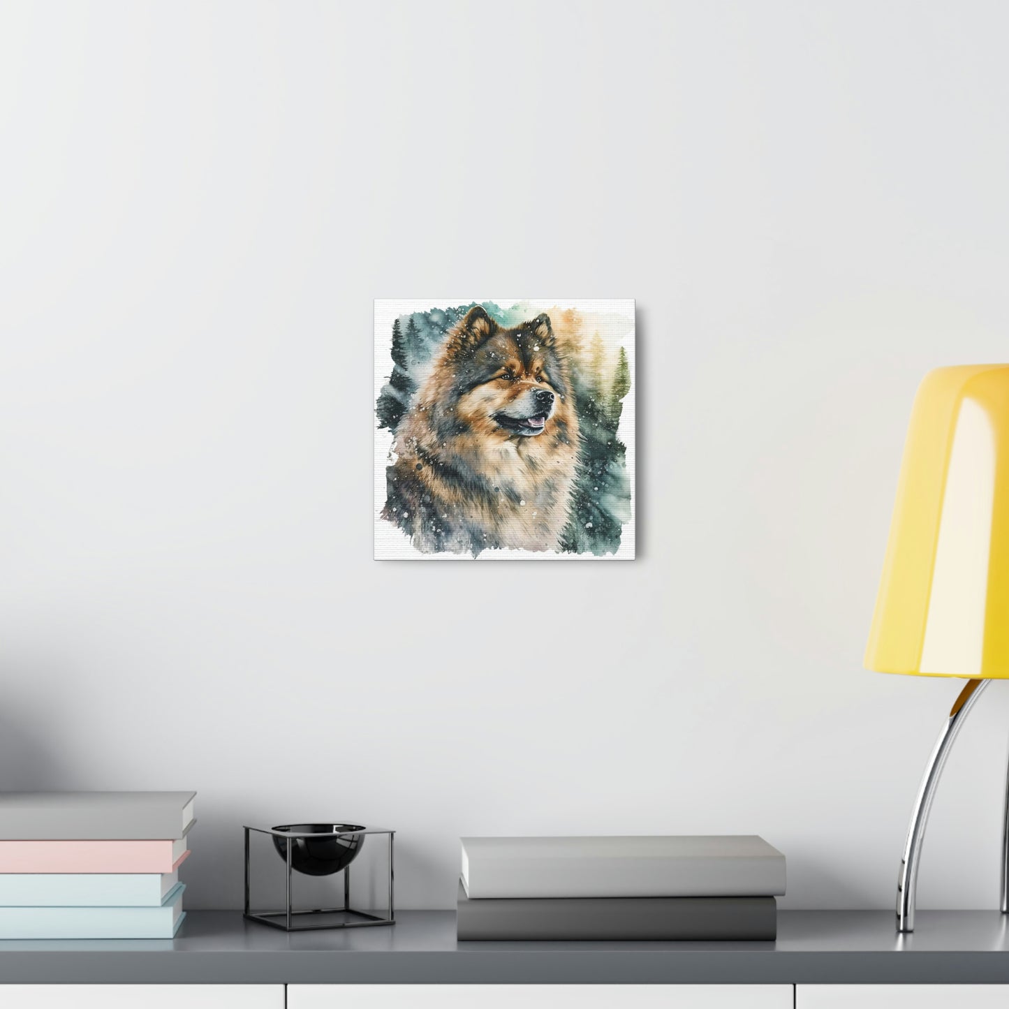 Finnish Lapphund - Snowy #2 - Canvas