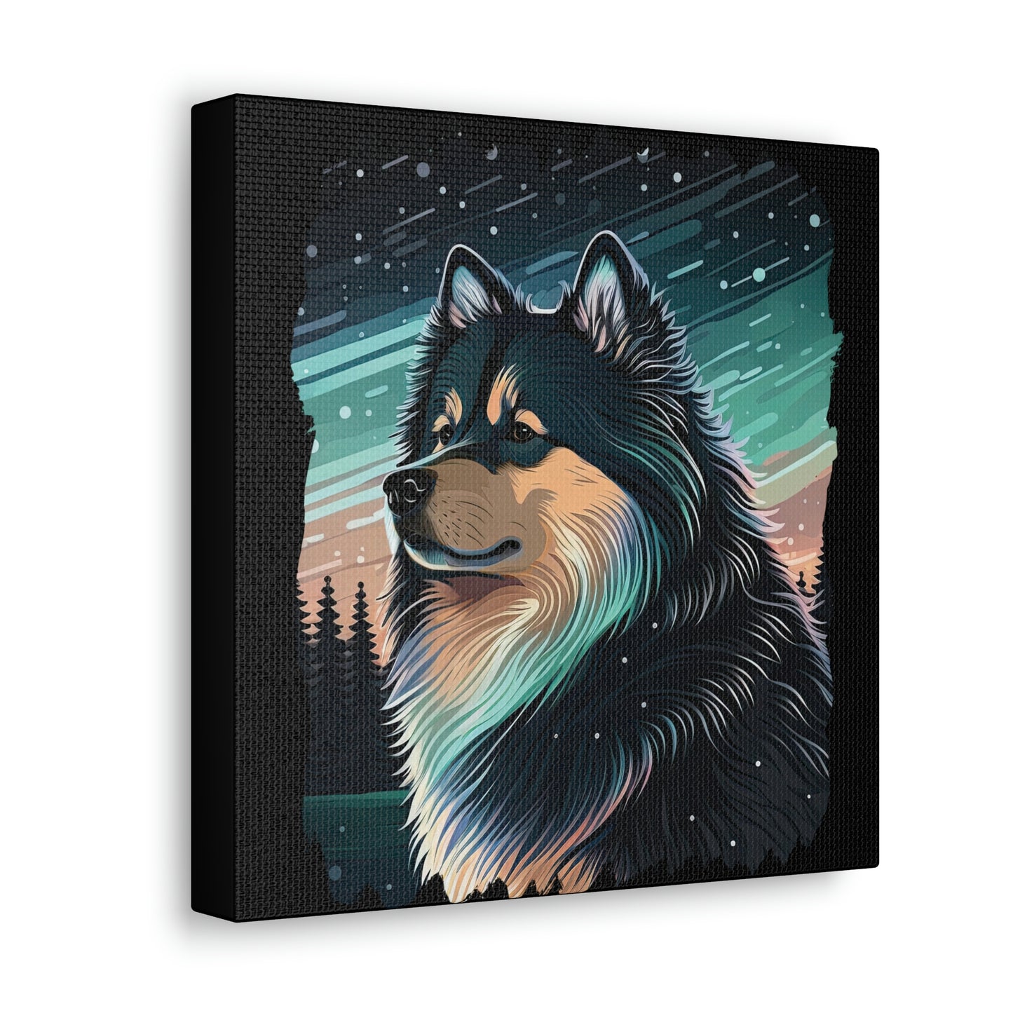 Finnish Lapphund - Stars #3 - Canvas