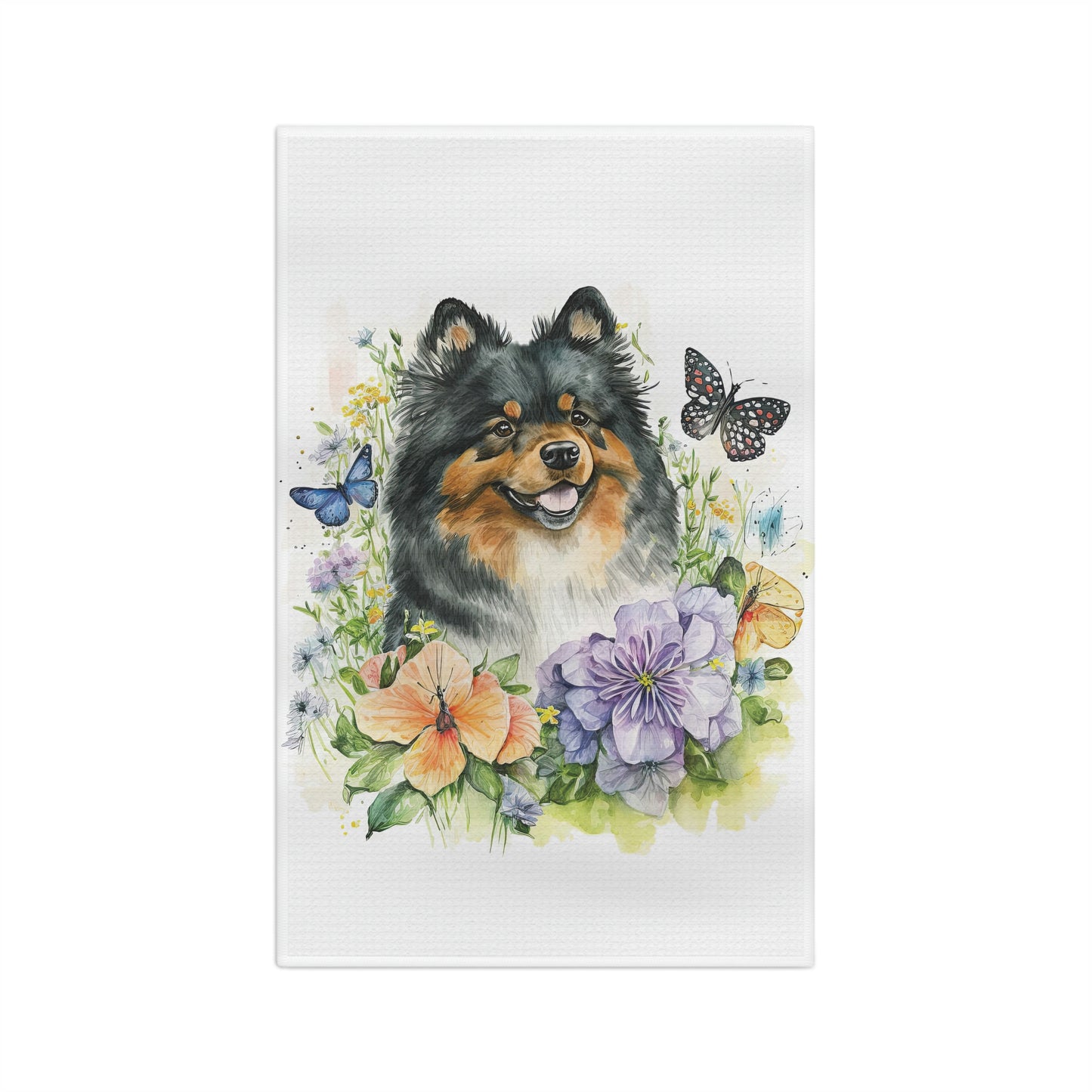 Finnish Lapphund - Spring #2 - Kitchen Towel