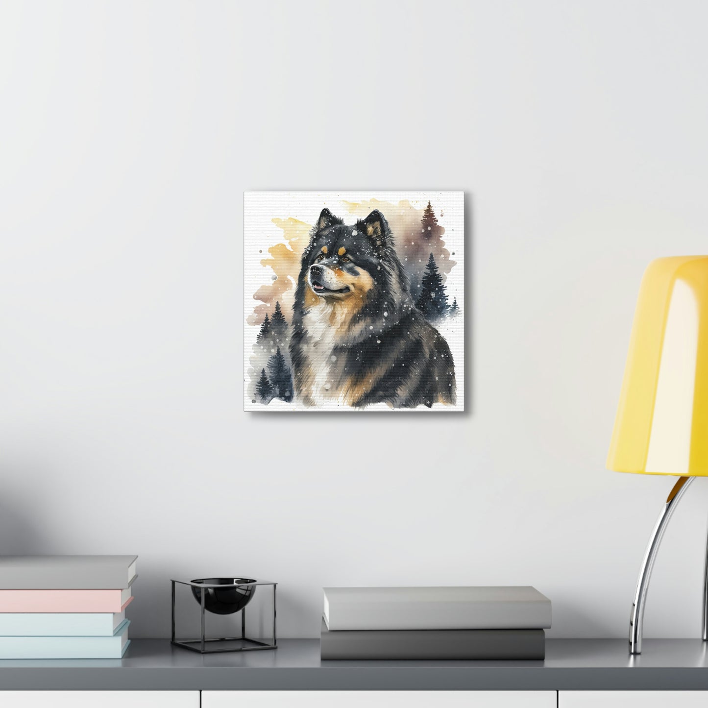 Finnish Lapphund - Snowy #3 - Canvas