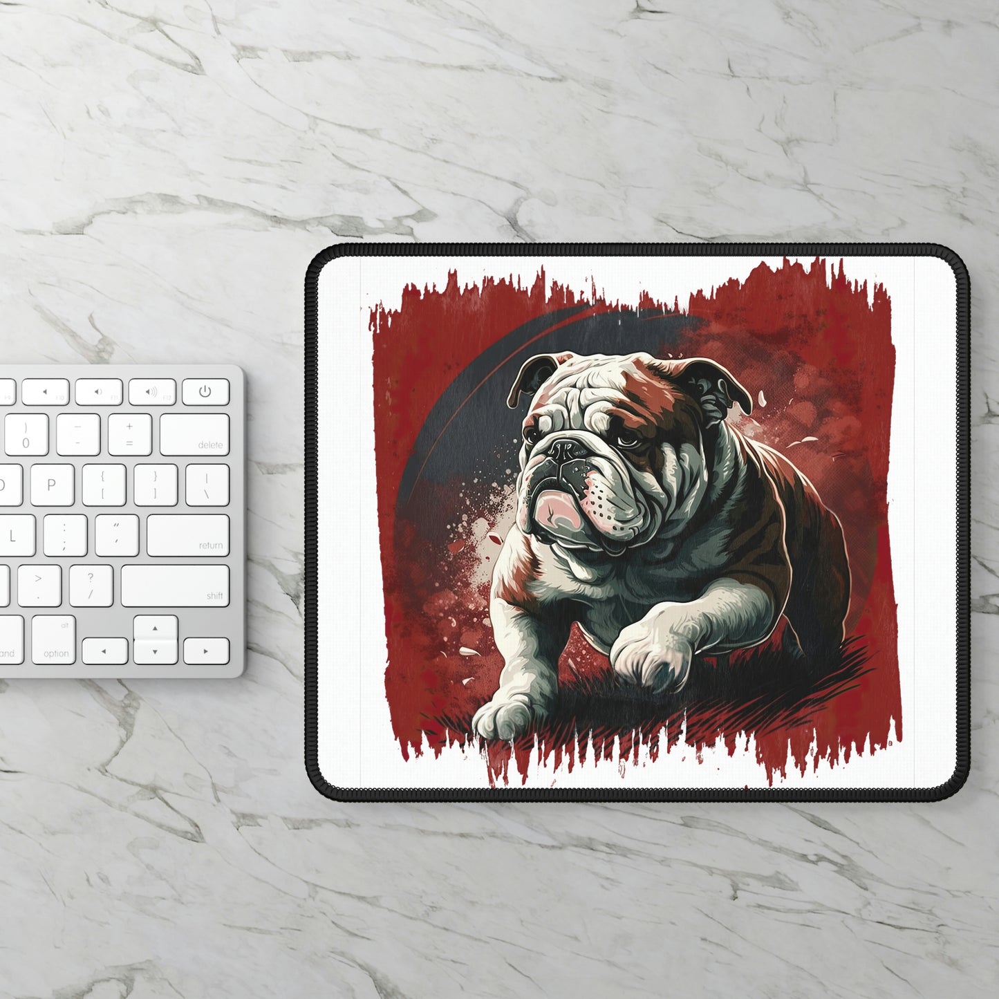 English Bulldog (Walking) Mouse Pad