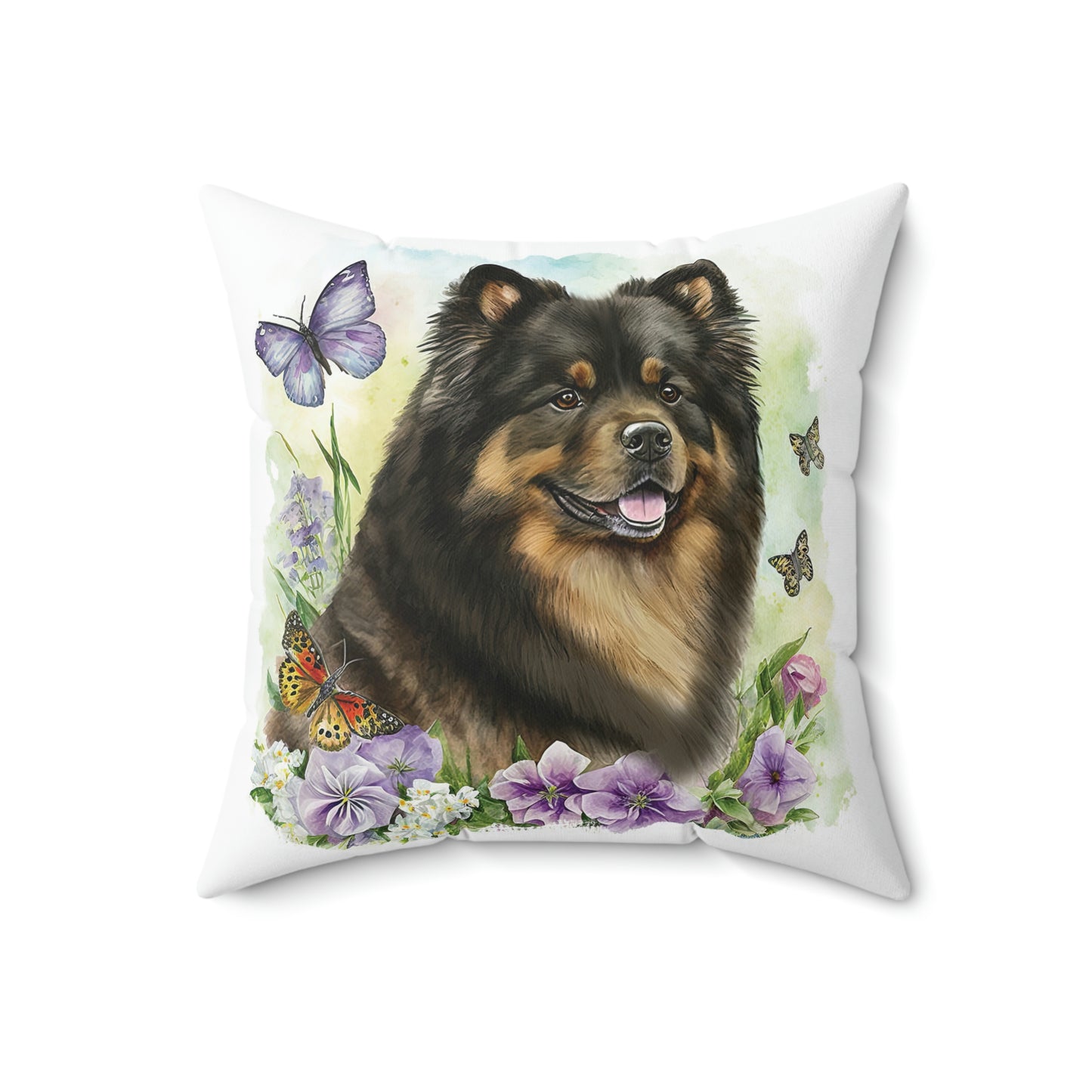 Finnish Lapphund - Spring #5 - Pillow