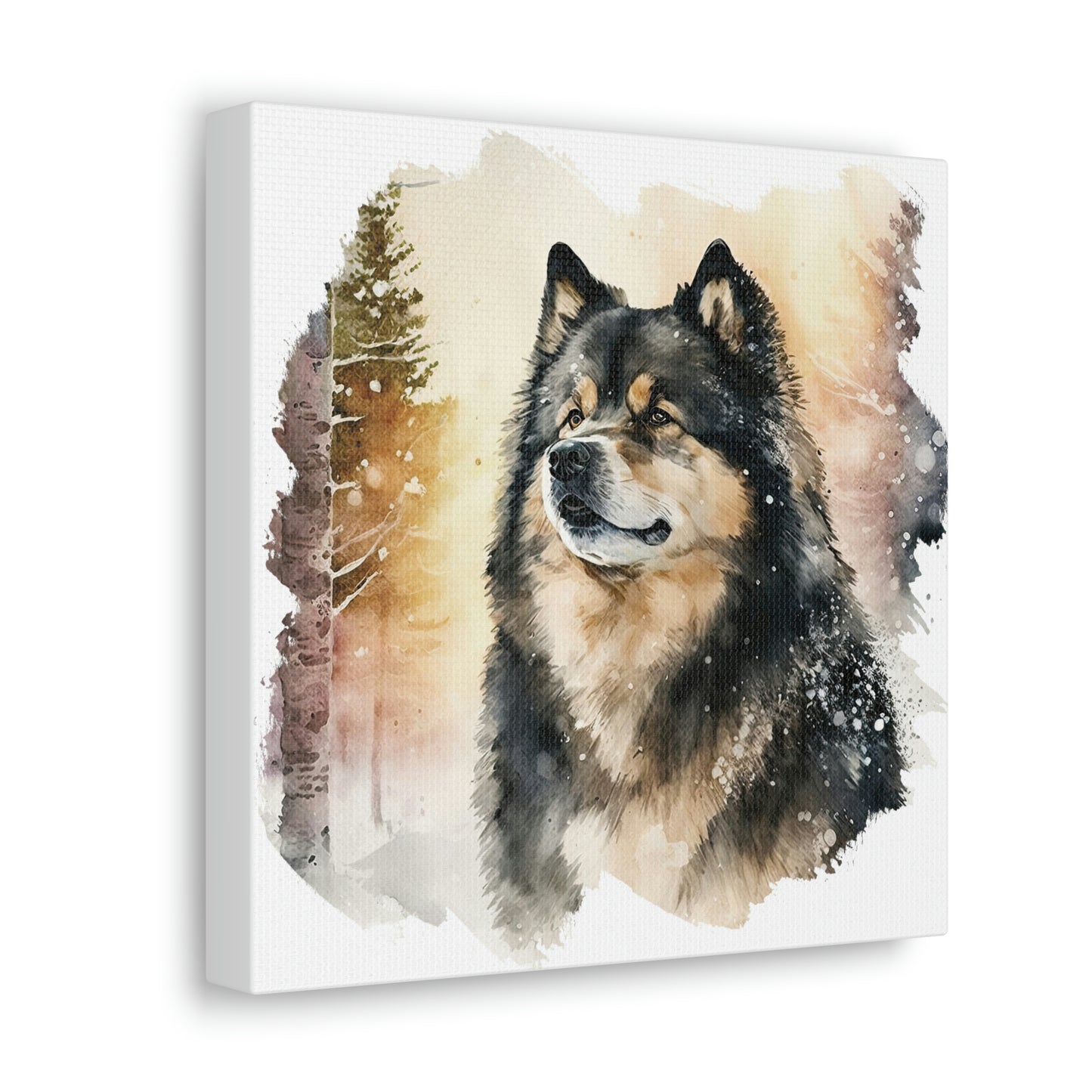 Finnish Lapphund - Snowy #4 - Canvas