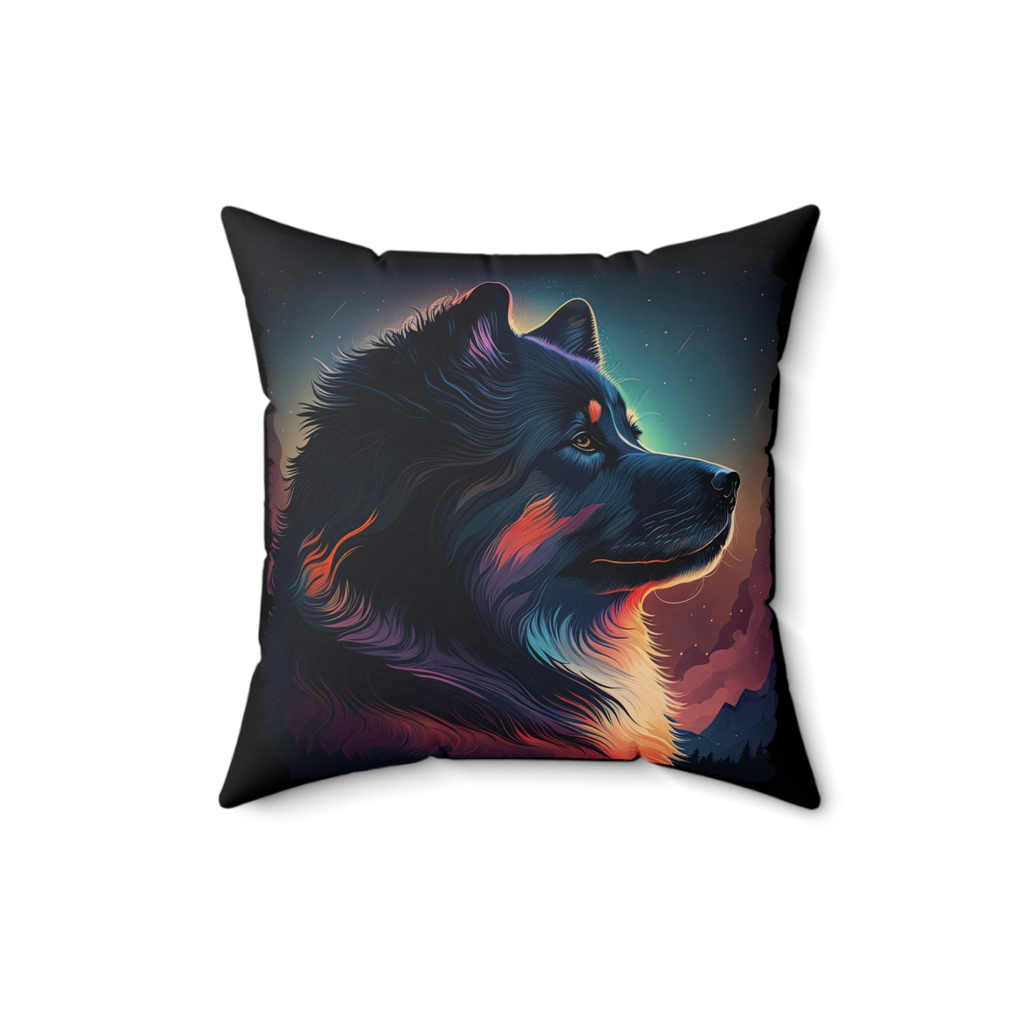 Finnish Lapphund - Stars #4 - Pillow