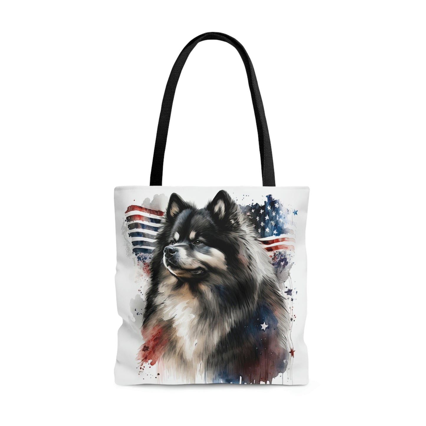 Finnish Lapphund - Patriotic #1 - Tote Bag