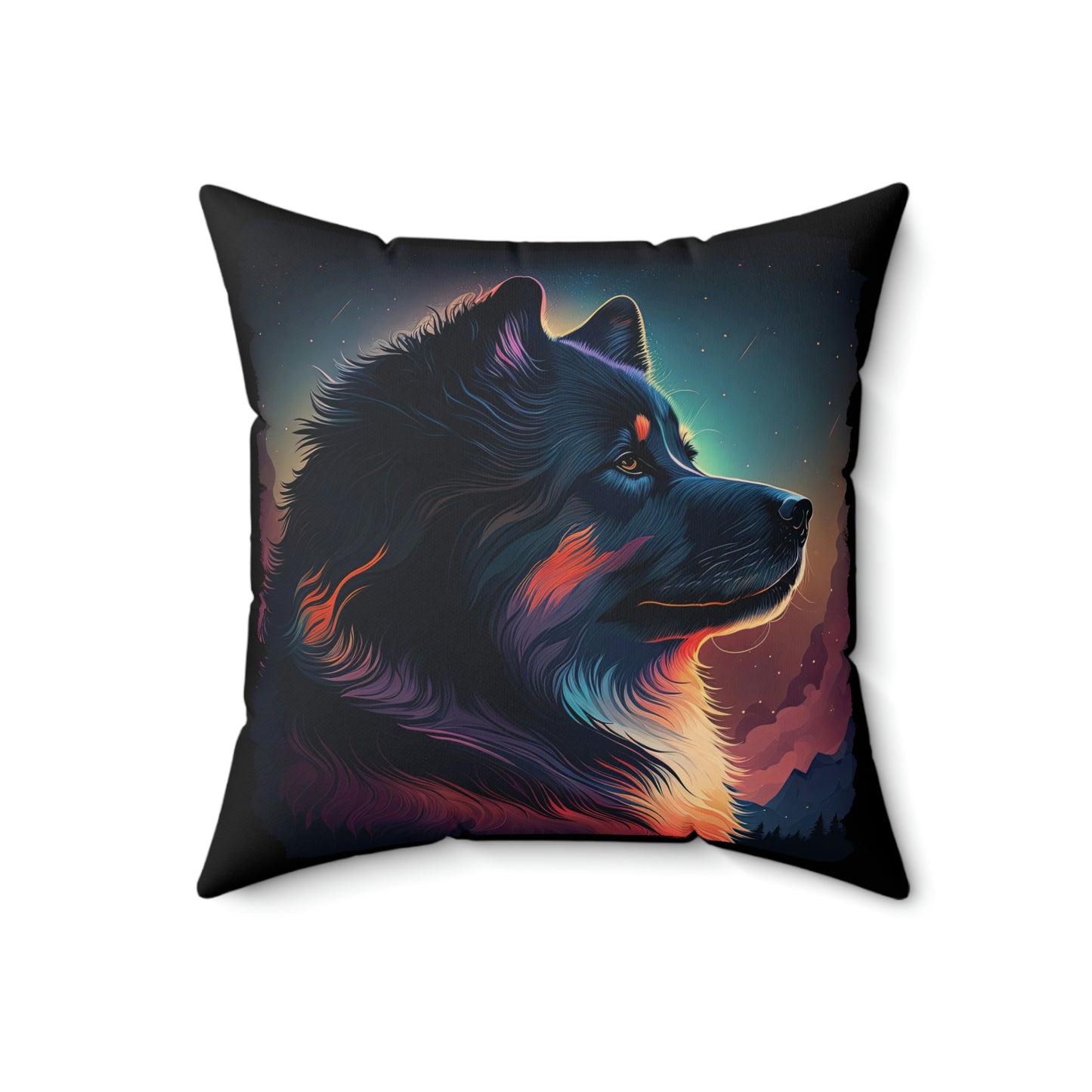 Finnish Lapphund - Stars #4 - Pillow