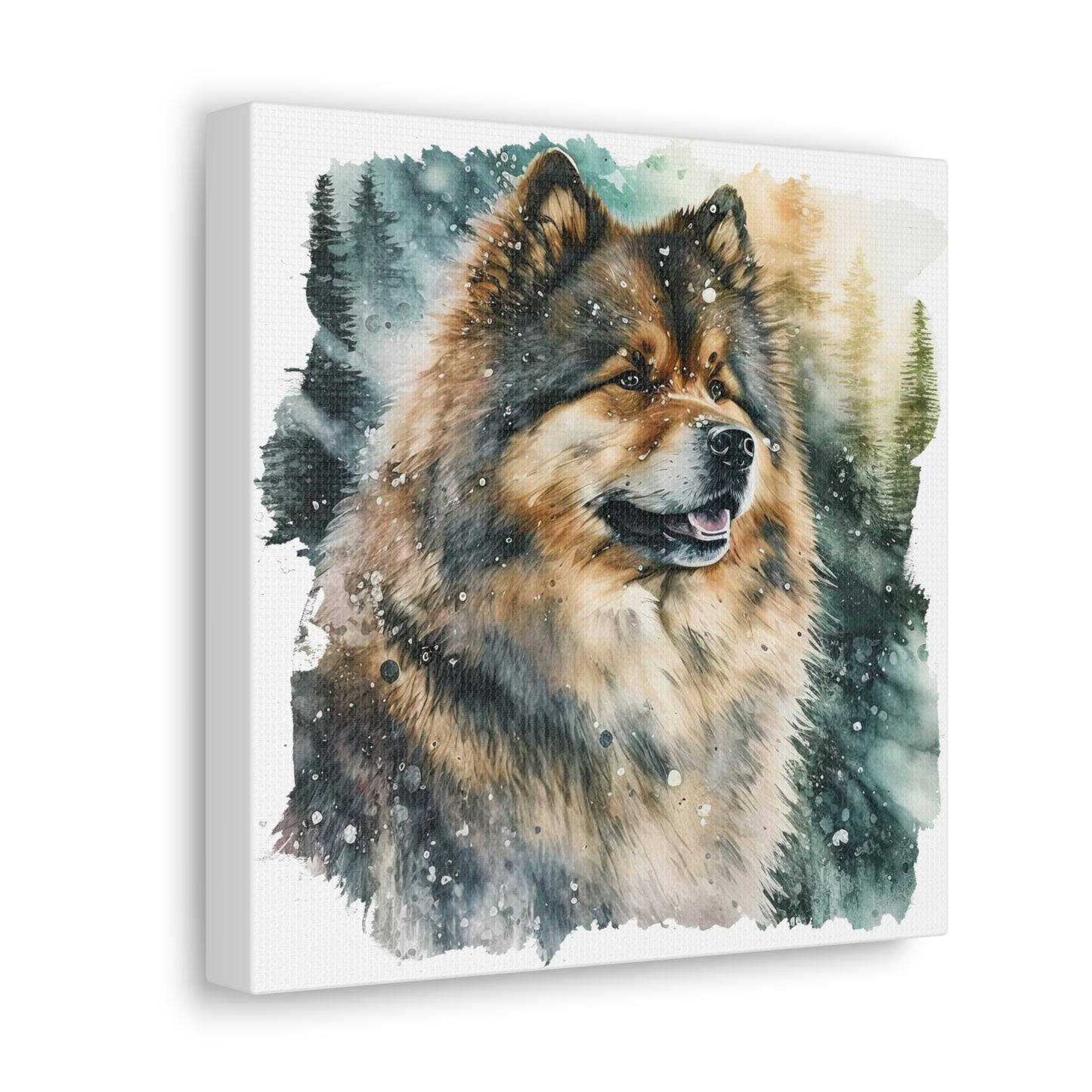 Finnish Lapphund - Snowy #2 - Canvas