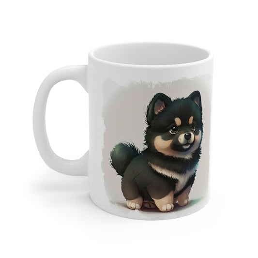 Finnish Lapphund - Cartoon #1 - Mug