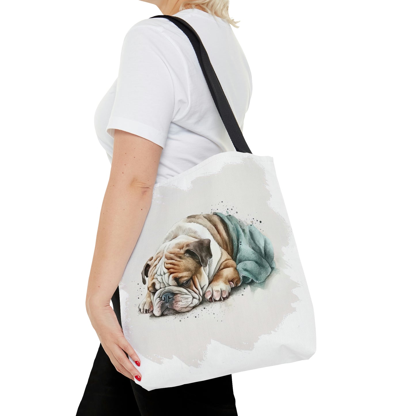 English Bulldog (Sleeping) Tote Bag