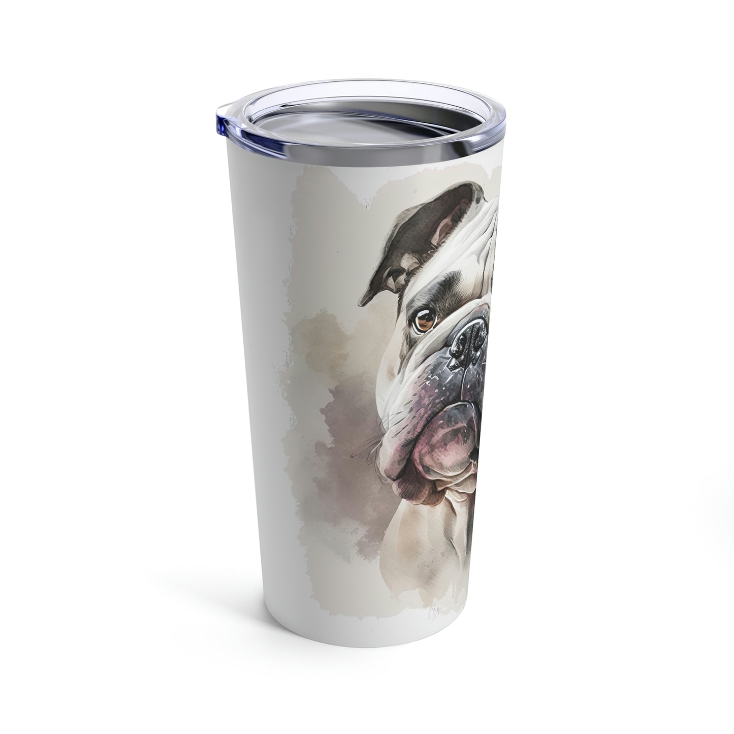 English Bulldog (Portrait) Stainless Steel Tumbler