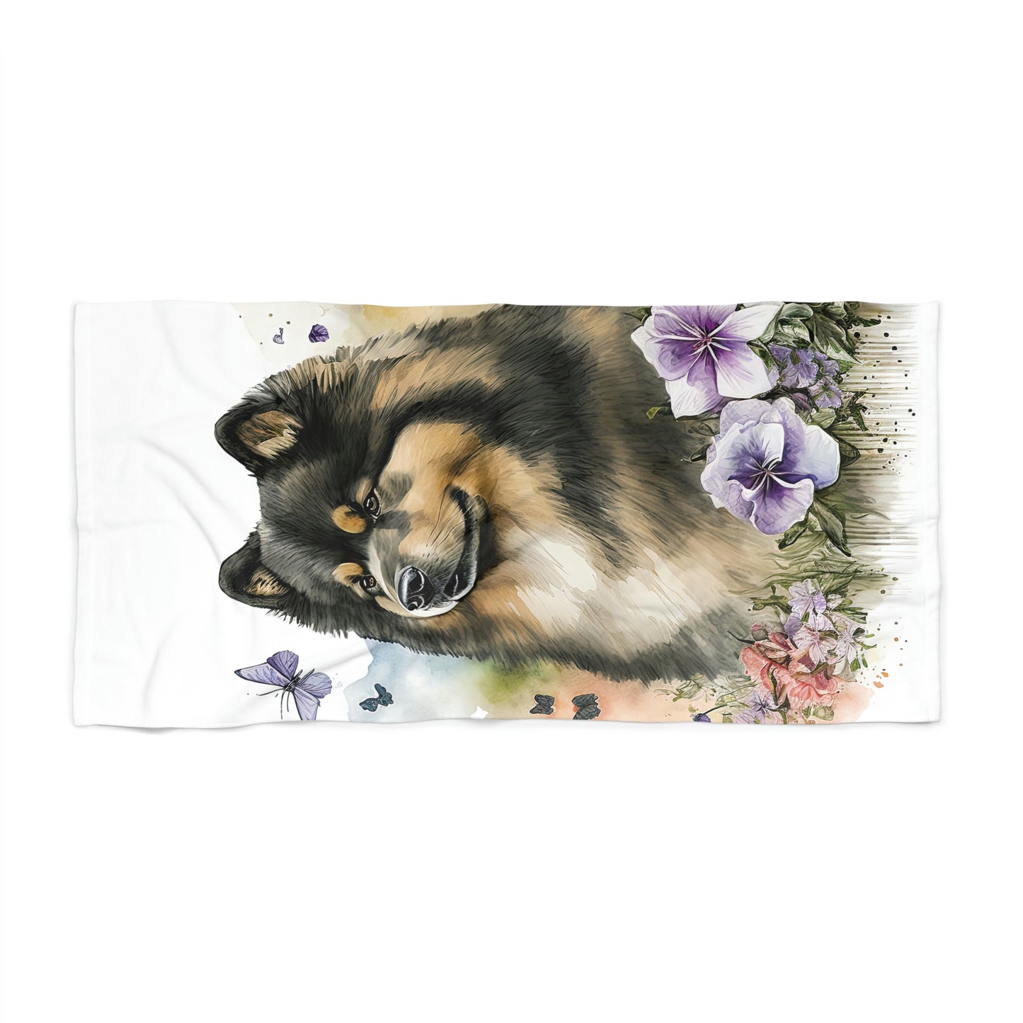 Finnish Lapphund - Spring #3 - Beach Towel