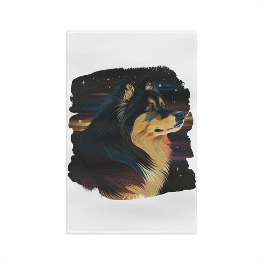 Finnish Lapphund - Stars #2 - Kitchen Towel