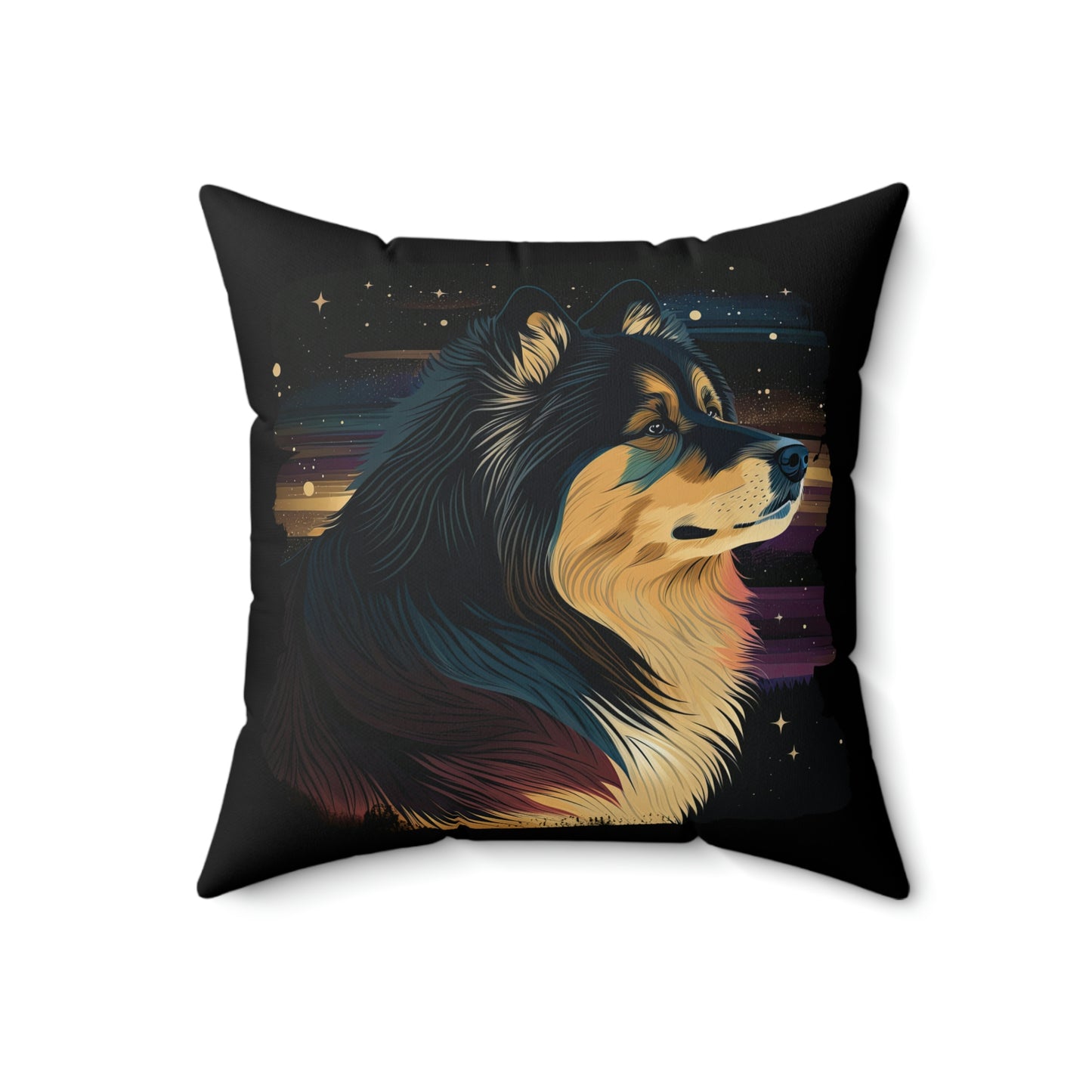 Finnish Lapphund - Stars #2 - Pillow