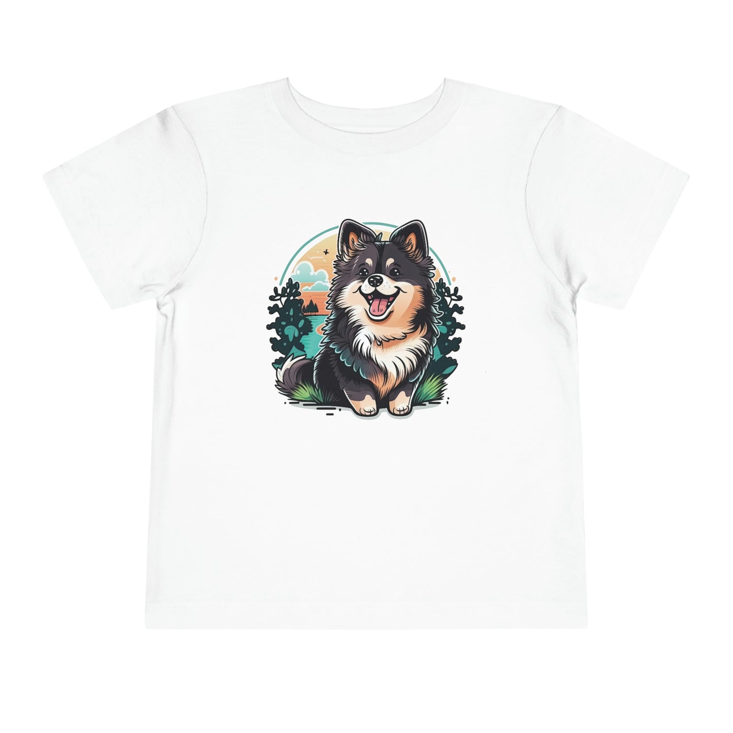 Finnish Lapphund - Cartoon #3 - Toddler T-Shirt