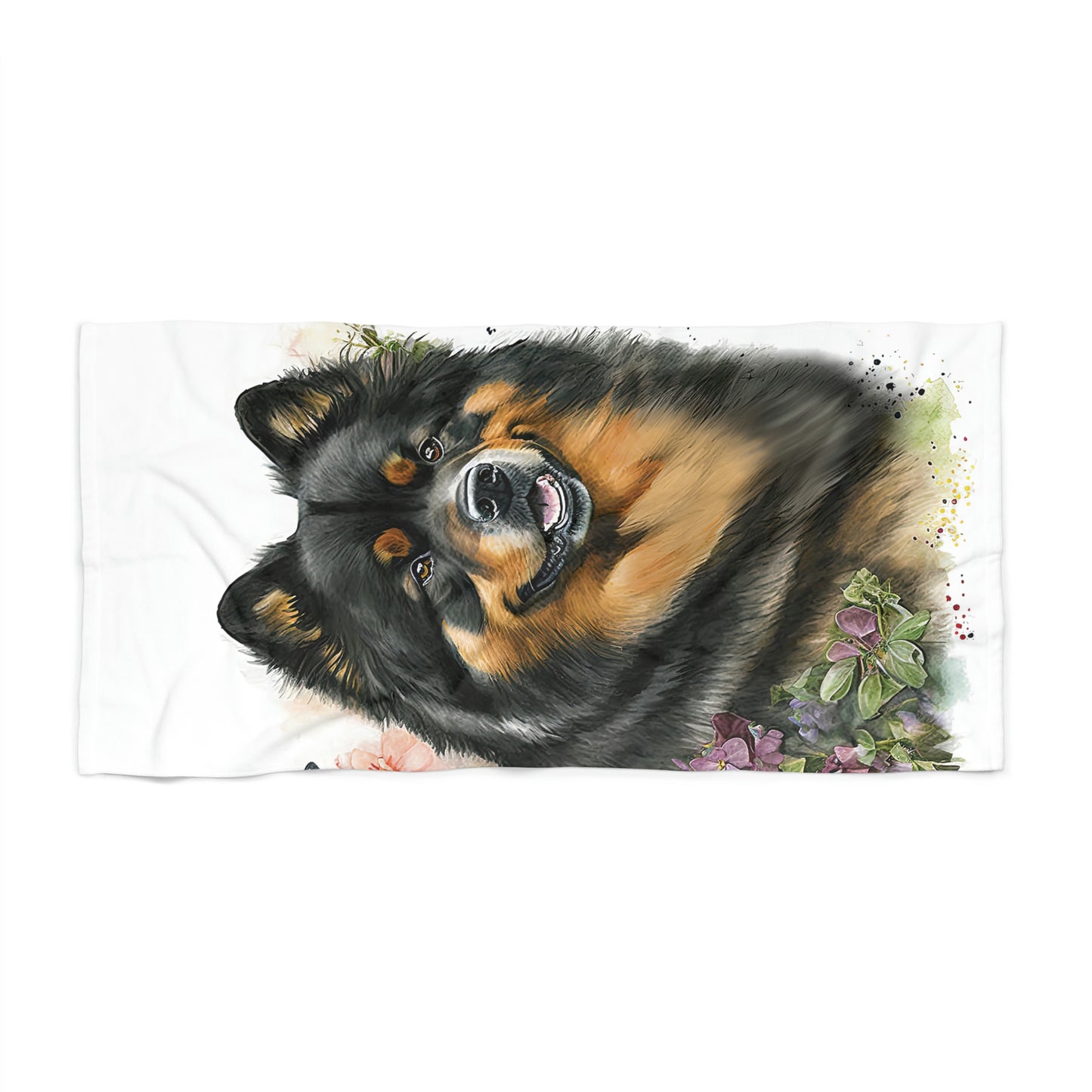 Finnish Lapphund - Spring #4 - Beach Towel