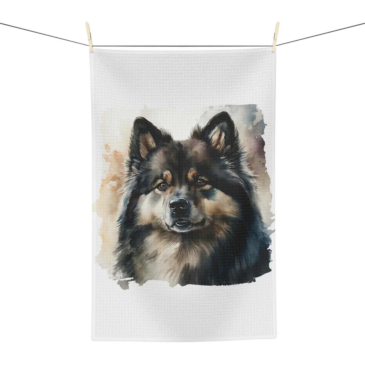 Finnish Lapphund - Portrait #1 - Kitchen Towel
