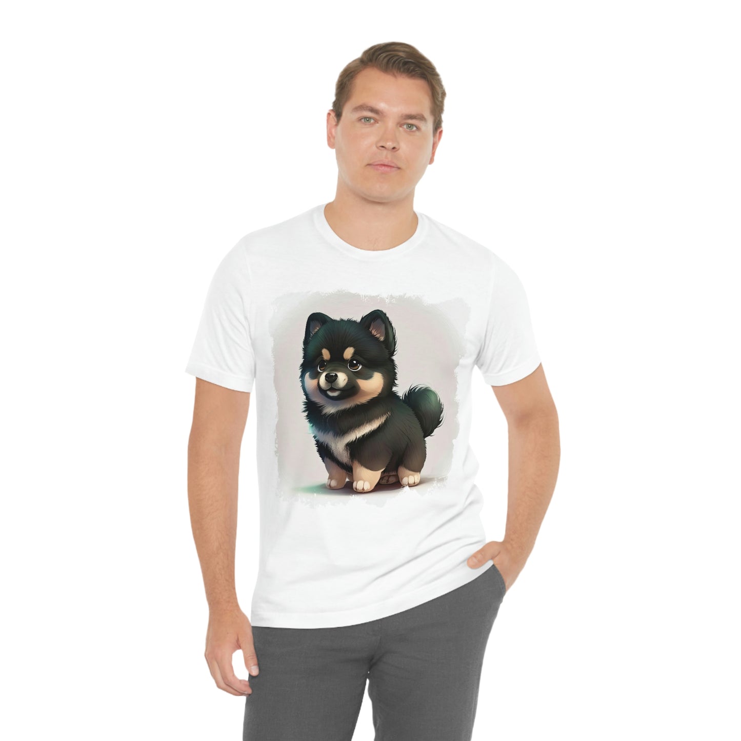 Finnish Lapphund - Cartoon #1 - T-Shirt