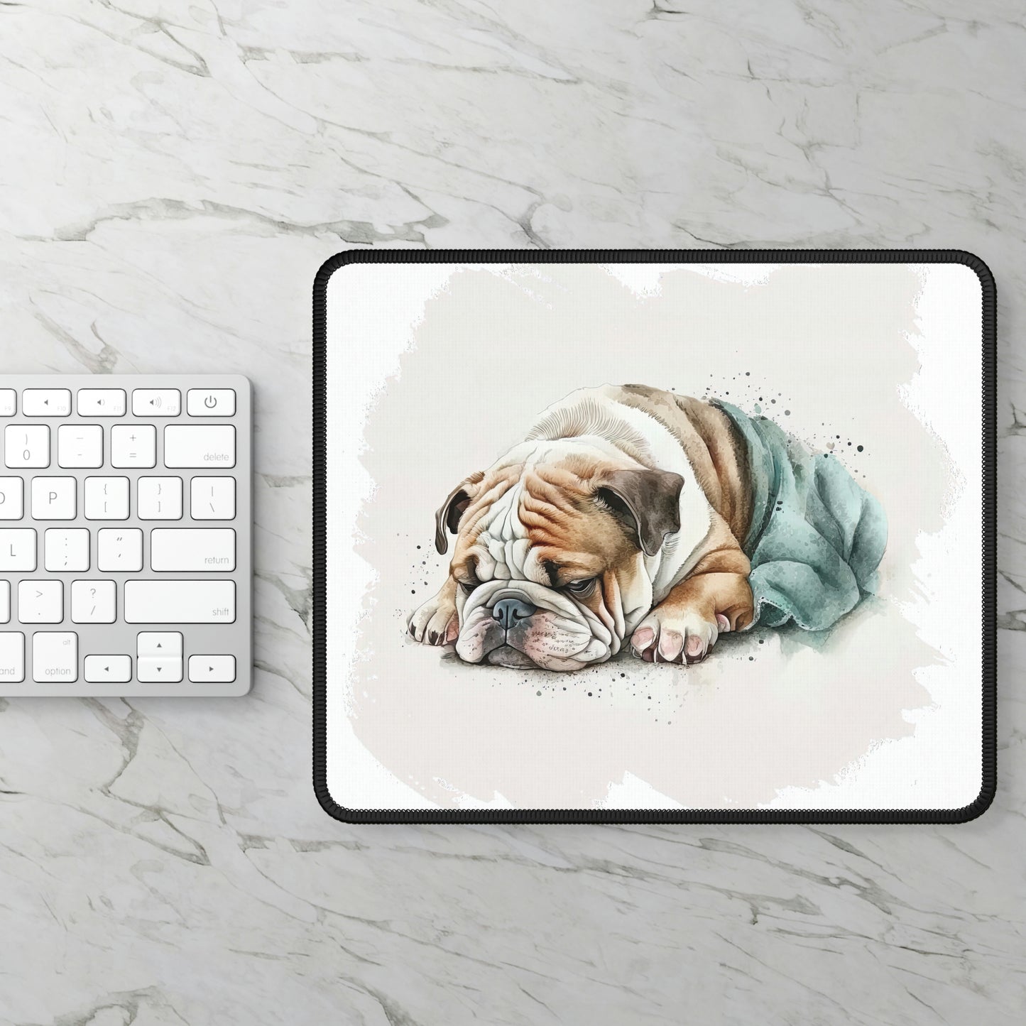 English Bulldog (Sleeping) Mouse Pad