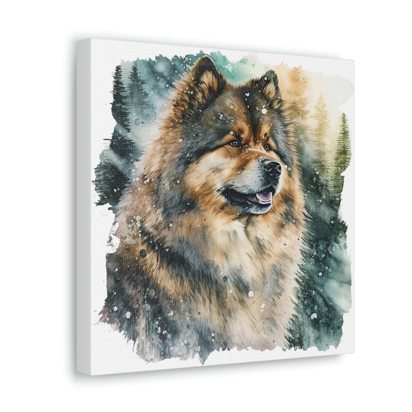 Finnish Lapphund - Snowy #2 - Canvas