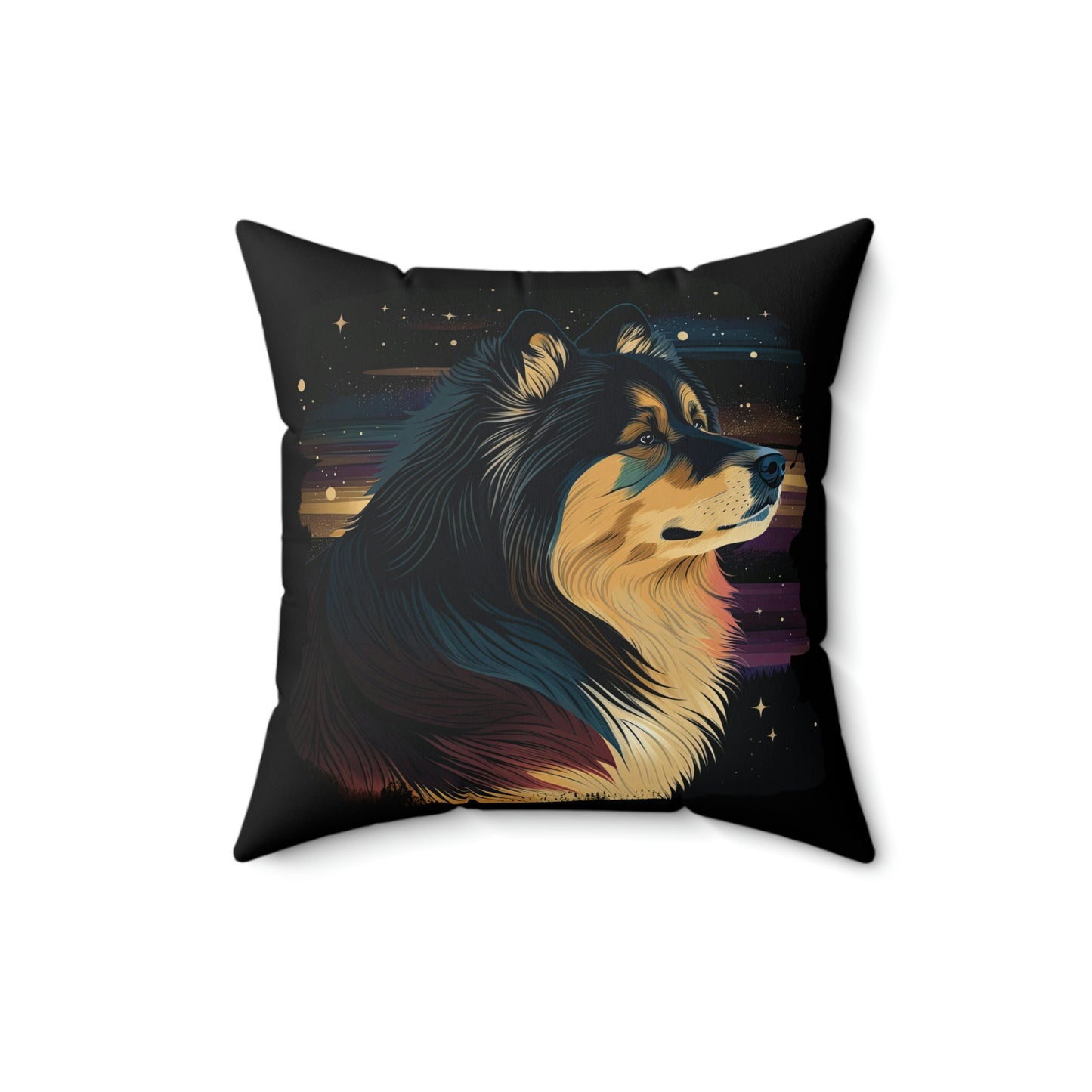 Finnish Lapphund - Stars #2 - Pillow