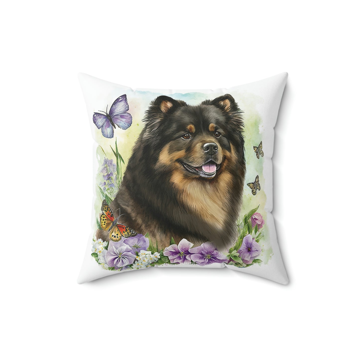 Finnish Lapphund - Spring #5 - Pillow