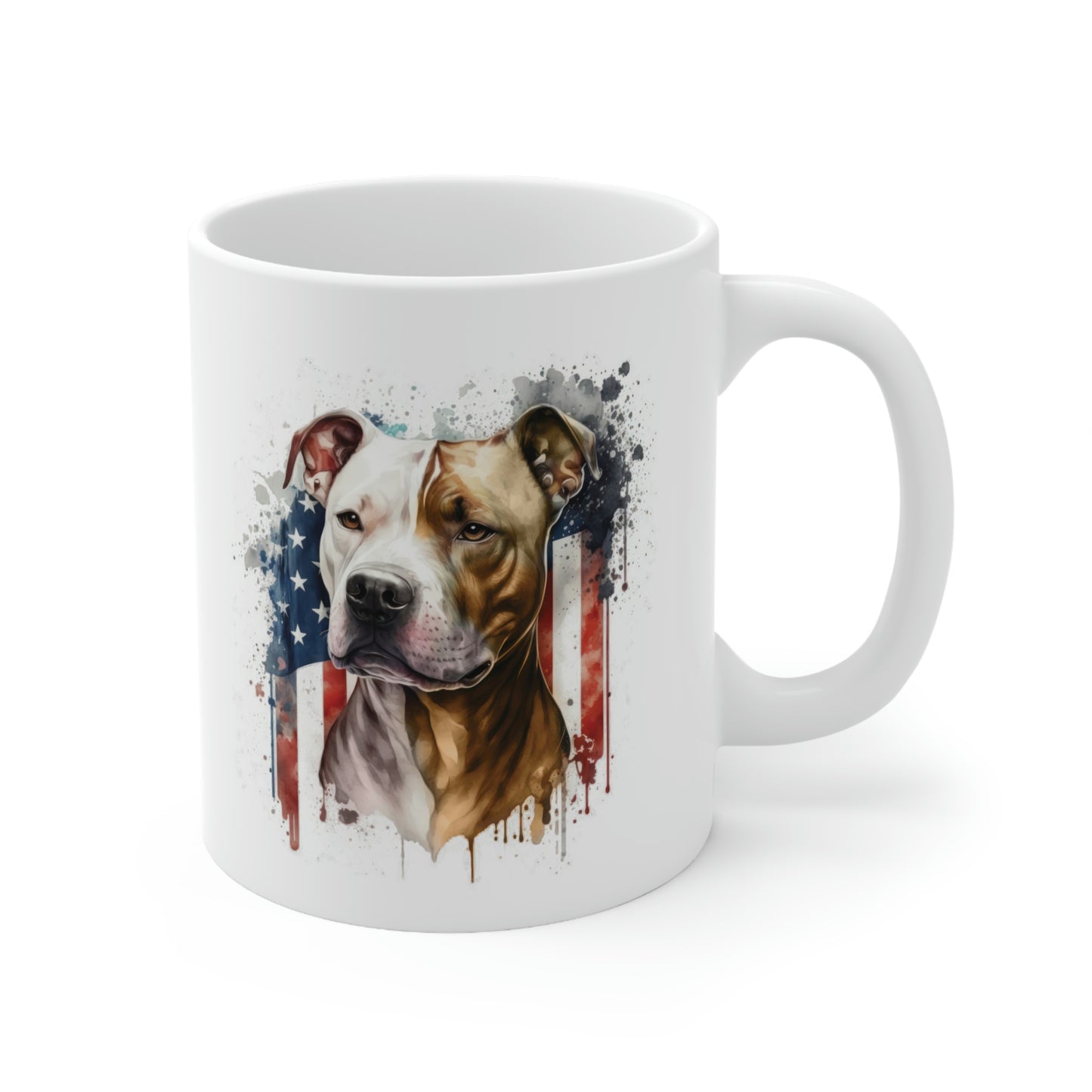 Pit Bull (Patriotic) Ceramic Mug